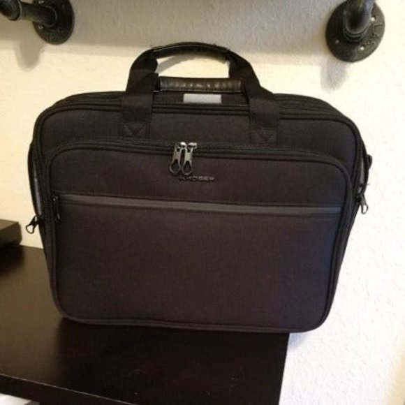 Laptop Bag Premium Laptop Briefcase Fits Up to Inch, Black